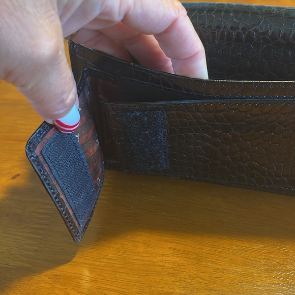 Brighton Vintage Wallet Clutch Hand Bag Crossbody Leather Silver Hardware - Picture 8 of 16